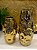 Vaso - Ceramica - Dourado - M - Imagem 2