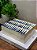 Caixa Decorativa - Osso - Azul e Off White - Imagem 1