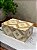 Caixa Decorativa - Osso - Off White e Marrom - Imagem 1