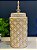 Potiche - Cerâmica - Branco e Dourado - 44CM - Imagem 1