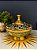 Pote - Latão - Dourado - Verde e Colorido - Imagem 1