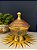 Pote - Latão - Dourado - Vermelho - Imagem 1