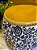 Tamborete - Garden Seat - Pintado à mão - Azul e Branco - Imagem 2