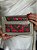 Bolsa Clutch em Metal - Vermelho e Prata - Com Alça - Imagem 1