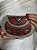 Bolsa Clutch em Metal - Vermelho e Prata - Com Alça - Imagem 1