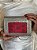 Bolsa Clutch em Metal - Vermelho e Prata - Com Alça - Imagem 2