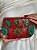 Bolsa Clutch em Metal - Vermelho, Verde e Dourado - Com Alça - Imagem 1