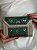 Bolsa Clutch em Metal - Verde e Prata - Com Alça - Imagem 1