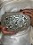 Bolsa Clutch em Metal - Madrepérolas e Prata - Com Alça - Imagem 2