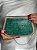 Bolsa Clutch em Metal  - Verde e Prata - Com Alça - Imagem 2