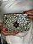 Bolsa Clutch em Metal - Madrepérolas, Dourado e Vermelho - Com Alça - Imagem 2