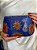 Bolsa Clutch em Metal - Azul, Vermelho e Dourado- Com Alça - Imagem 2