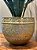 Cachepot em Alumínio  - Martelado - Dourado - 37CM - Imagem 2