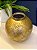 Vaso Alumínio - Martelado - Dourado - Imagem 2
