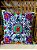 Capa de Almofada Bordada 42x42 Branca - Imagem 1