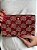 Bolsa Clutch - Bordado - Miçangas - Vermelho e Dourado - Imagem 2