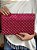 Bolsa Clutch - Tecido - Bordado - Rosa e Dourado - Imagem 2