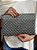 Bolsa Clutch - Tecido - Bordado - Cinza e Dourado - Imagem 2