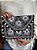 Bolsa Clutch - Bordado - Miçangas - Preto e Branco - Imagem 1