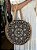 Bolsa Praia - Bordada - Com Miçangas - Preto - Imagem 1