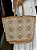 Bolsa Praia - Bordada - Com Miçangas - Bege - Imagem 1