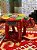 Banqueta - Elefante - Madeira - Pintado à mão - Vermelho e Colorido - Pequenino - Imagem 3