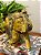 Elefante - Madeira - Pintado à mão - Amarelo - 24,5CM - Imagem 2