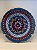 Prato de Parede Medio - Turquia - Decorativo - Cerâmica - Alto Relevo - Azul - Imagem 1