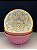 Bowl - Cerâmica - Amarelo, Verde e Rosa - Tamanho Grande - Imagem 1