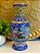 Vaso - Cerâmica - Azul e Colorido - 36CM - Imagem 1