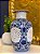 Vaso - Cerâmica - Azul e Branco - 24CM - Imagem 2