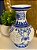 Vaso - Cerâmica - Azul e Branco - 28CM - Imagem 2