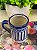 Caneca - Cerâmica -  Pintado à mão - Marroquina - Azul - Imagem 2