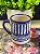 Caneca - Cerâmica - Pintado à mão - Marroquina - Azul - Imagem 1