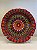 Prato de Parede Grande - Turquia - Decorativo - Cerâmica - Alto Relevo - Vermelho - Imagem 1