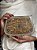 Bolsa Clutch em Metal - Marrom e Prata - Com Alça - Imagem 2
