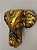 Cabeça De Elefante - Madeira - Dourado - Imagem 2