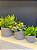 Cachepot em Cimento - Relevo -  23CM - Imagem 3