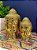 Cabeça de Buda Decorativo - Bronze - Dourado - Imagem 2