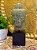 Cabeça de Buda Decorativo - Com Base - Bronze - Imagem 1
