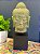 Cabeça de Buda Decorativo - Com Base - Bronze - Verde - Imagem 1