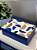 Caixa Decorativa - Resina - Azul e Marrom - Imagem 2