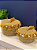 Cesto com Tampa - Fibra Natural - Amarelo - 10CM - Imagem 3