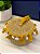 Cesto com Tampa - Fibra Natural - Amarelo - 10CM - Imagem 2
