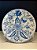 Prato Decorativo - Cerâmica - Azul e Branco - Imagem 1