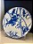 Prato Decorativo - Cerâmica - Azul e Branco - Imagem 2