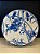 Prato Decorativo - Cerâmica - Azul e Branco - Imagem 1
