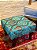 Banqueta Jacquard Turquia - Turquesa - Imagem 1