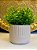 Cachepot em Ceramica - Bege - 14CM - Imagem 1