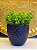 Cachepot em Ceramica - Azul - 15,5CM - Imagem 1